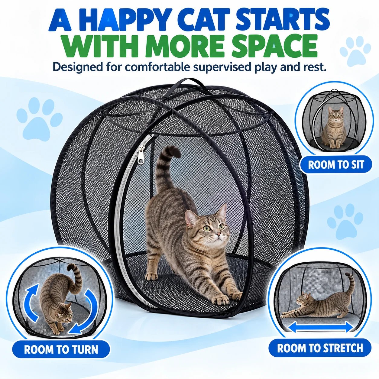 Rolling Cat Playpen Ball