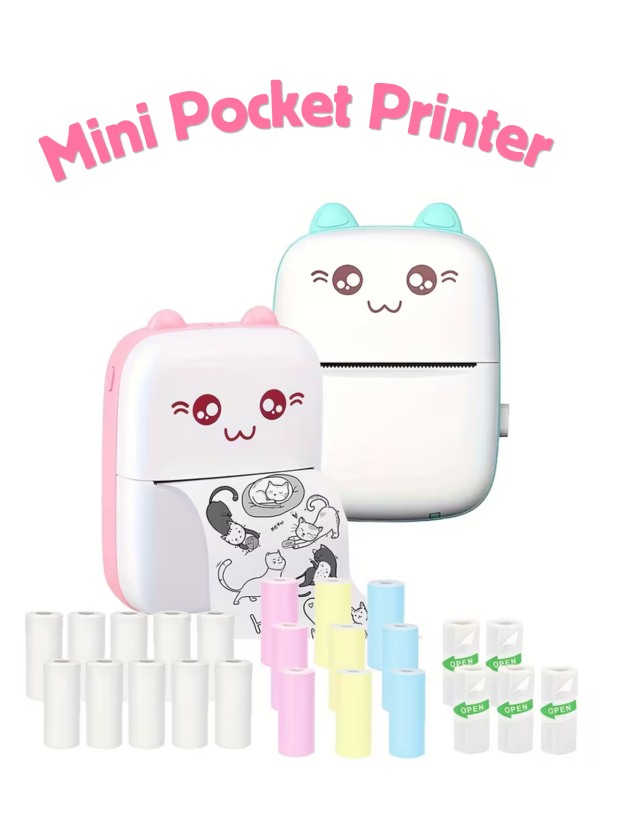 Mini Cat Thermal Bluetooth Pocket Printer