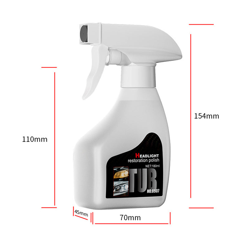 Professional Car Headlight Restorer with Sponge