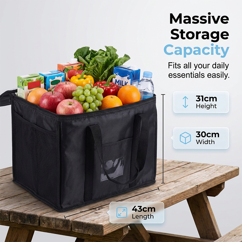 Extra Large Reusable Insulated Cooler Bag