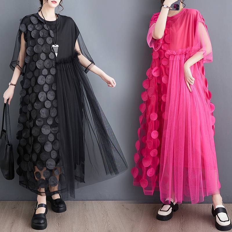 🔥2025 New🔥Womens Mesh Spliced Dress