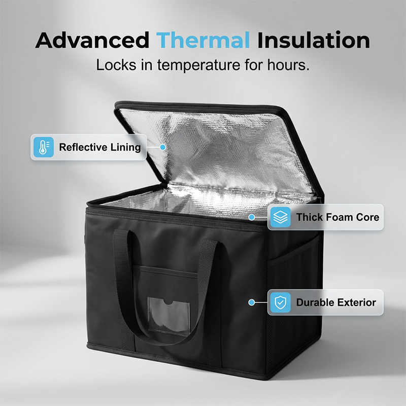 Extra Large Reusable Insulated Cooler Bag