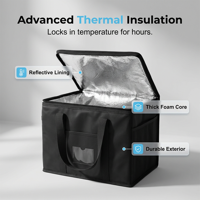 Extra Large Reusable Insulated Cooler Bag