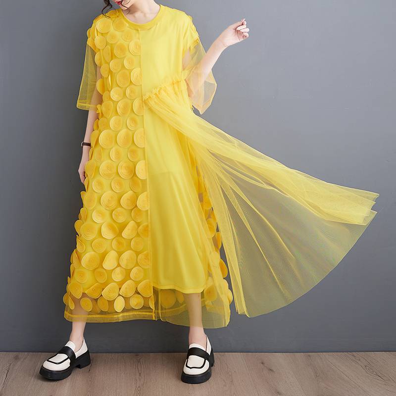 🔥2025 New🔥Womens Mesh Spliced Dress