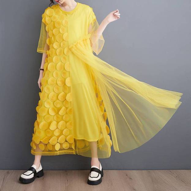 🔥2025 New🔥Womens Mesh Spliced Dress