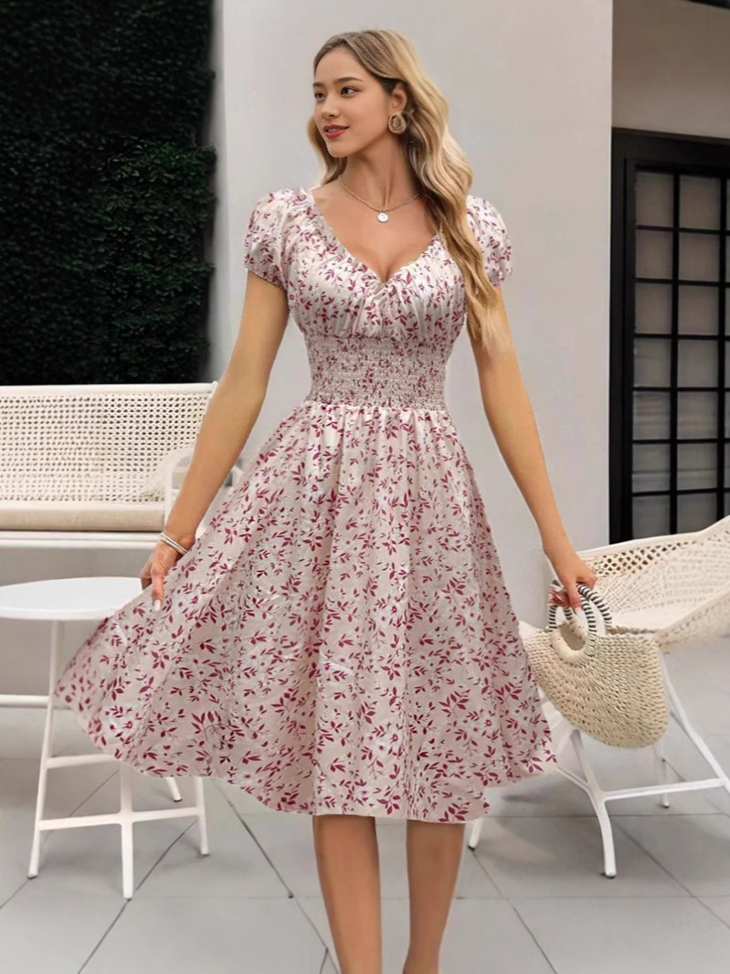 Floral Print Summer Dress ( Buy 2 Get Extra 10% OFF & FREE SHIPPING)