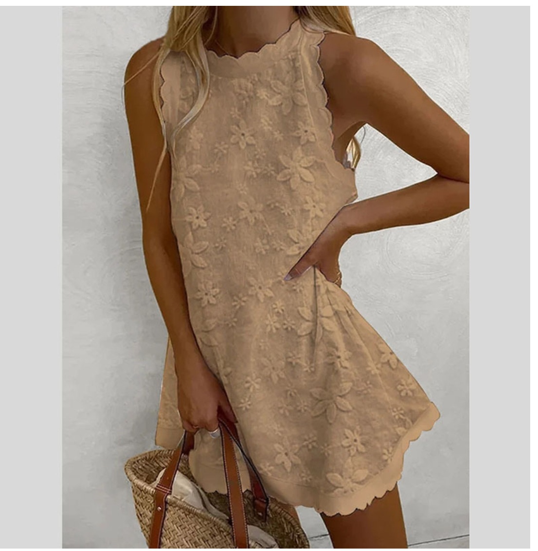 Women's Lace Casual Sleeveless Dress