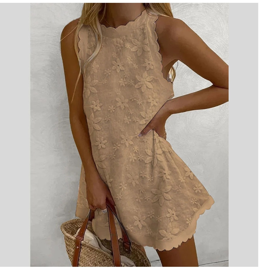 Women's Lace Casual Sleeveless Dress