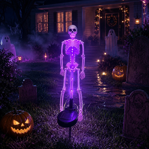 Solar Skeleton Yard Stake