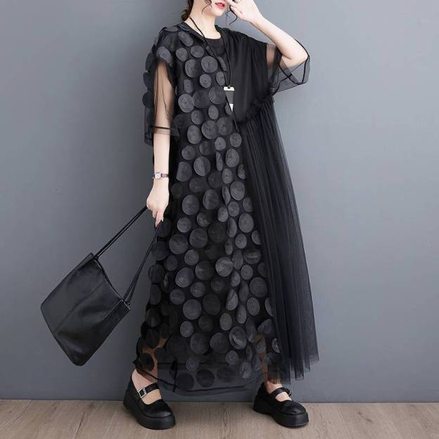 🔥2025 New🔥Womens Mesh Spliced Dress