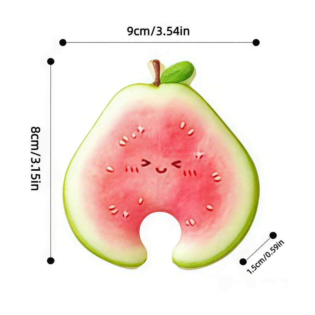 Cute fruit-shaped dishwashing sponge brush