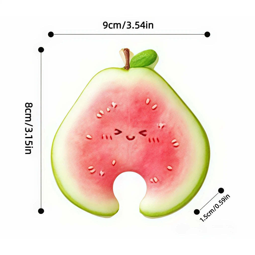 Cute fruit-shaped dishwashing sponge brush