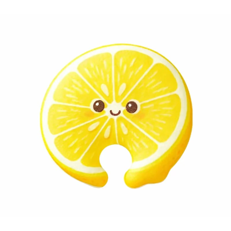 Cute fruit-shaped dishwashing sponge brush