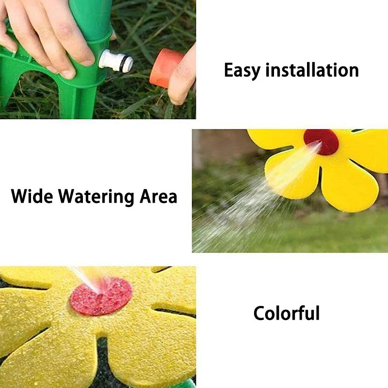 ✨️Boost your courtyard happiness! 360° Rotating Dancing Flower Sprinkler-Funny Dancing Flower Yard Lawn Sprinkler