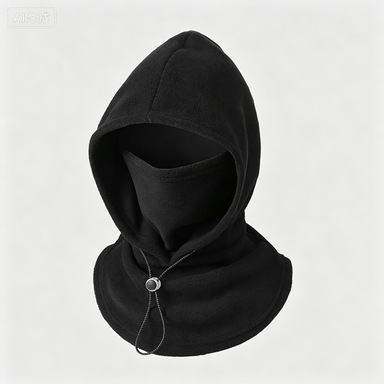 Fleece Double Layer Integrated Hat