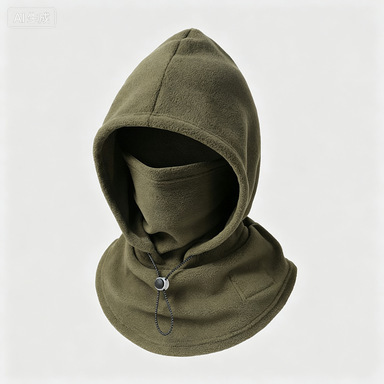 Fleece Double Layer Integrated Hat