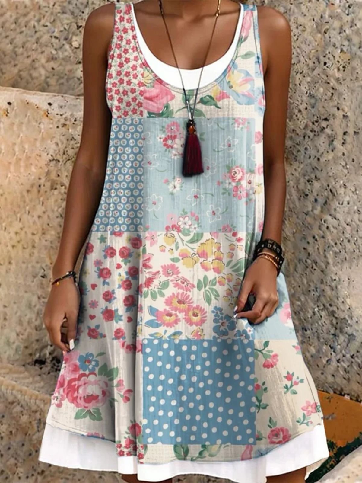 Casual Floral Dress