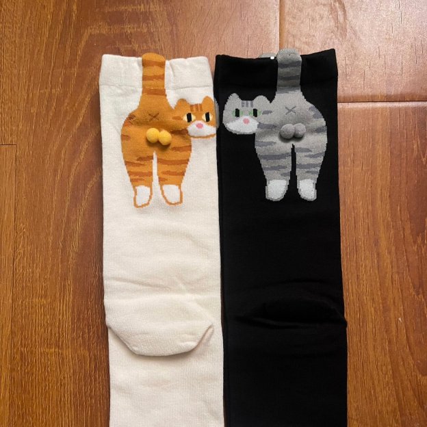⏰49% OFF - Cute 3D Cotton Cat Balls Socks