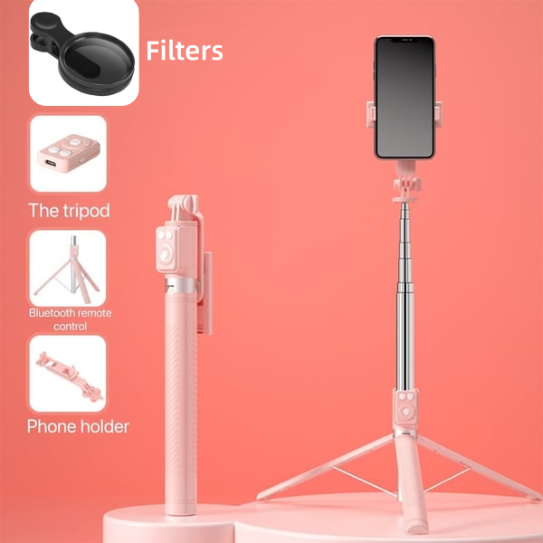🎁Hot Sale ⏳New 6 in 1 Bluetooth Selfie Stick