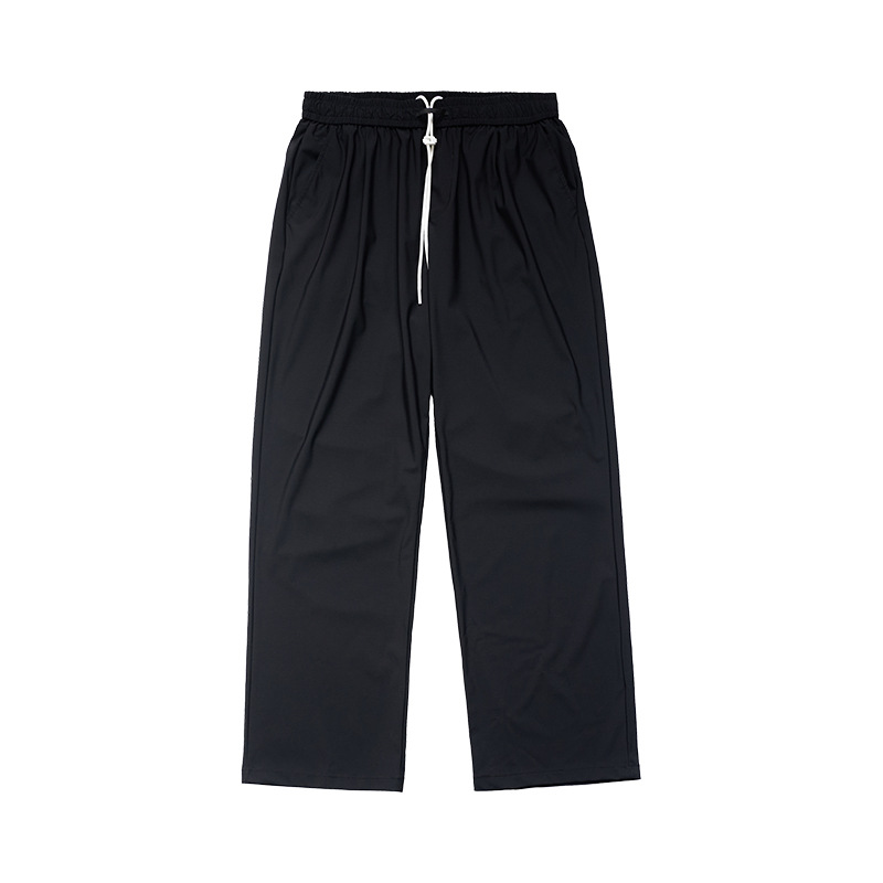 Plaid quick-drying air-conditioning pants high elastic cool loose spor