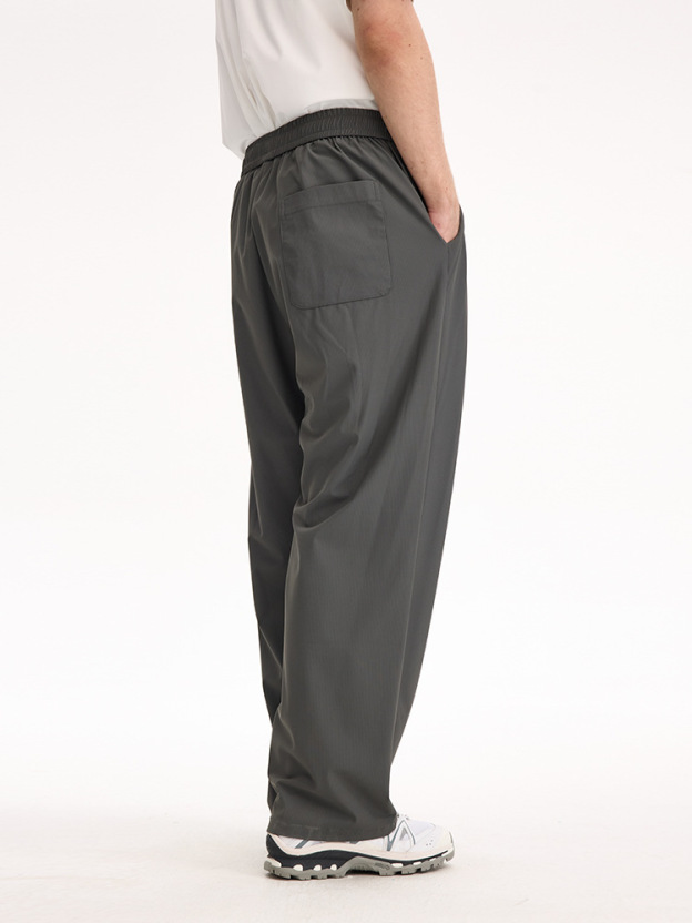 Plaid quick-drying air-conditioning pants high elastic cool loose sports casual straight pants men and women 2025 spring and summer new