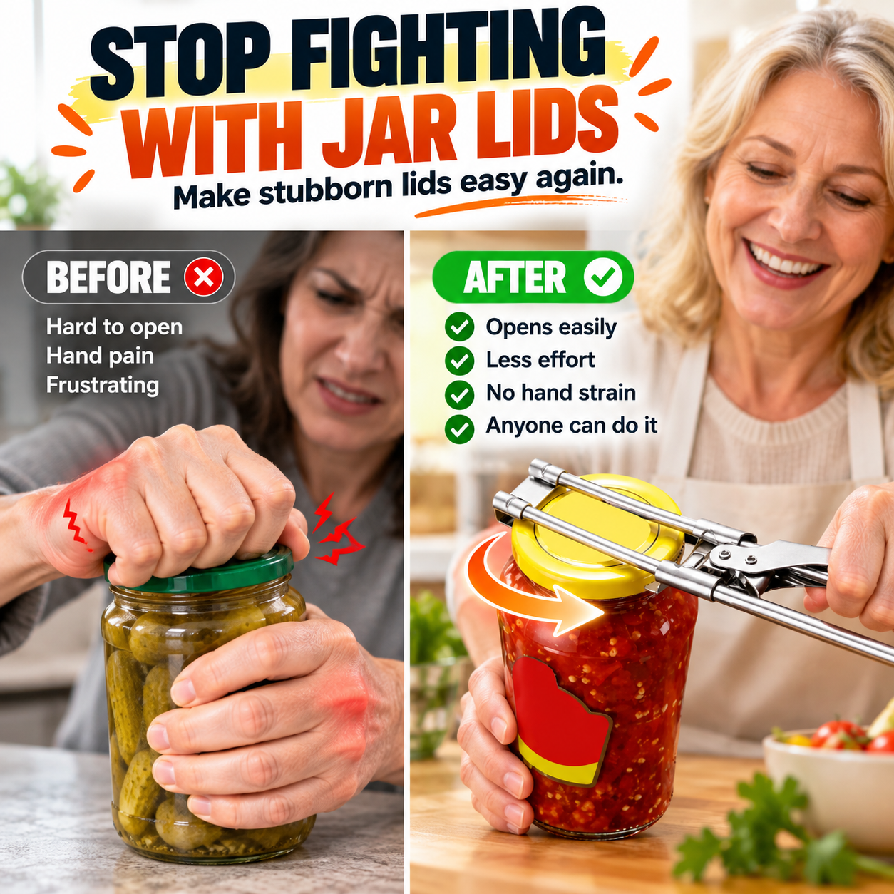 Easy-Grip Adjustable Jar Opener