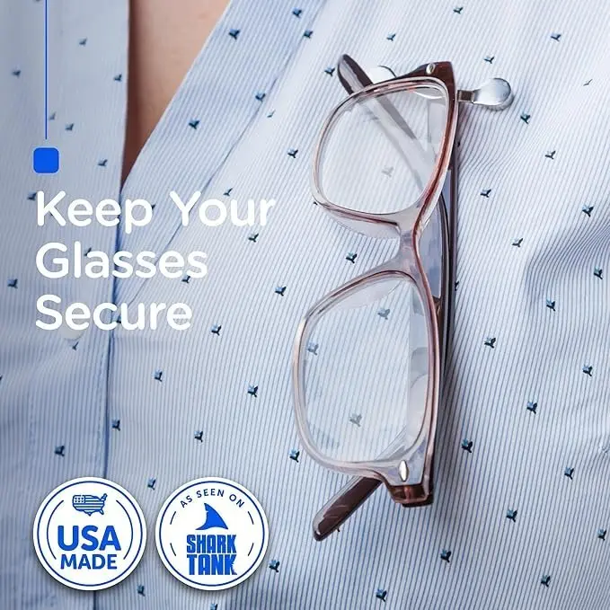 🕶️ Magnetic Glasses Holder – Strong Hold ✅ Keeps All Glasses Safe & Handy – Made in USA 🇺🇸