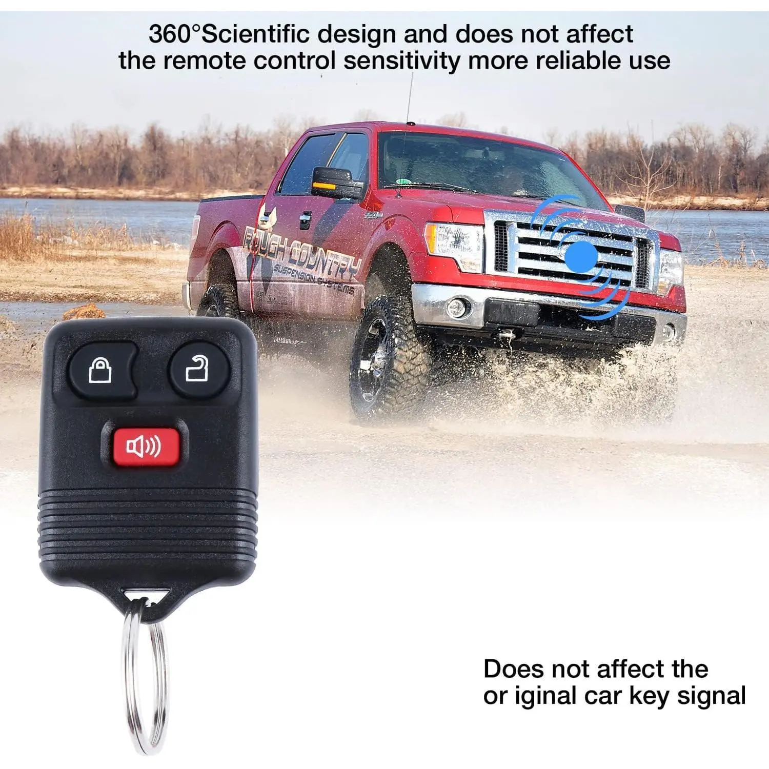 Lopixa Car Keyless Entry Remote Key Fob Replacement for Ford 1998-2016 F150 F250 F350 Escape Expedition Explorer Ranger/Mazda/Lincoln CWTWB1U331 CWTWB1U345 3Button Pack of 2(Includes manual)