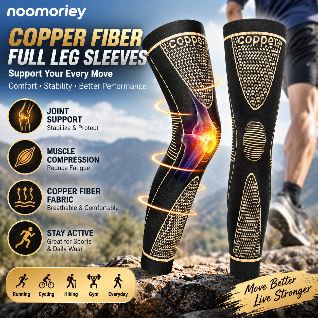Copper Fiber Full Leg