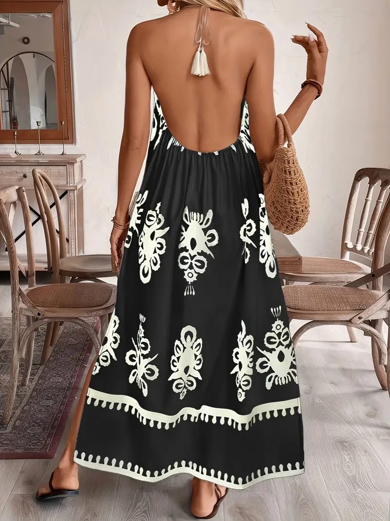Women's Fashion Printed Dress - Stylish, Elegant, Perfect for Casual Wear