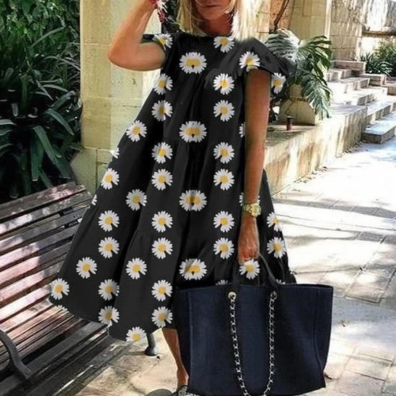 Summer casual long skirt dress