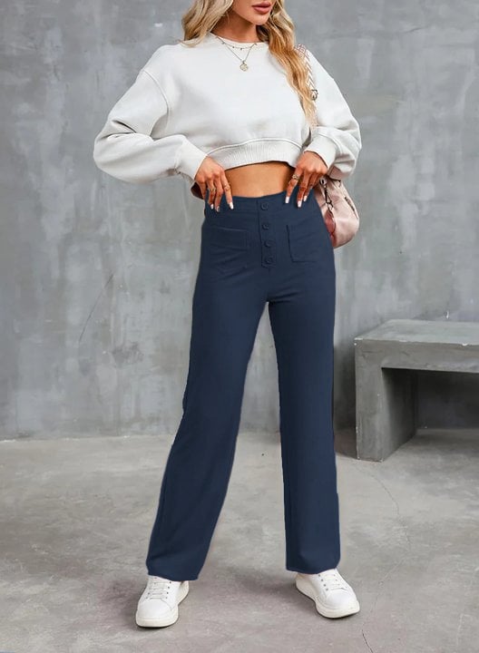 Women's Casual High Waist Stretch Pants