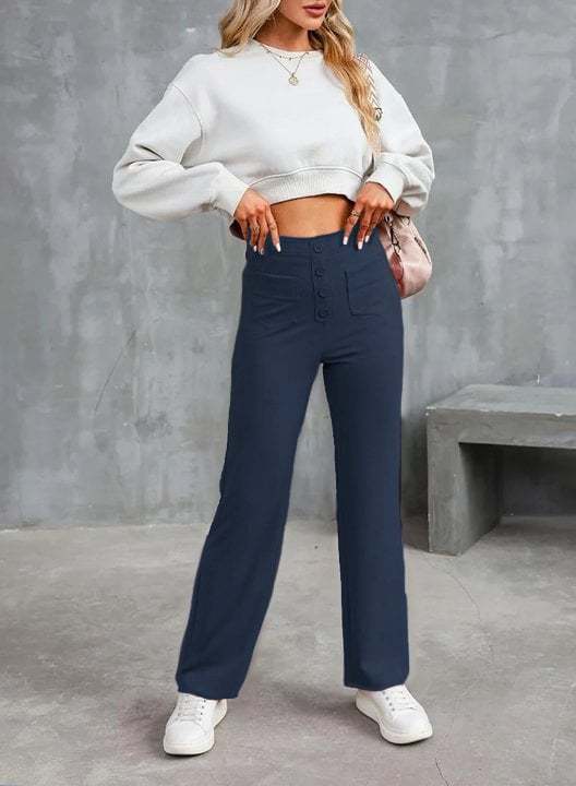 Women's Casual High Waist Stretch Pants