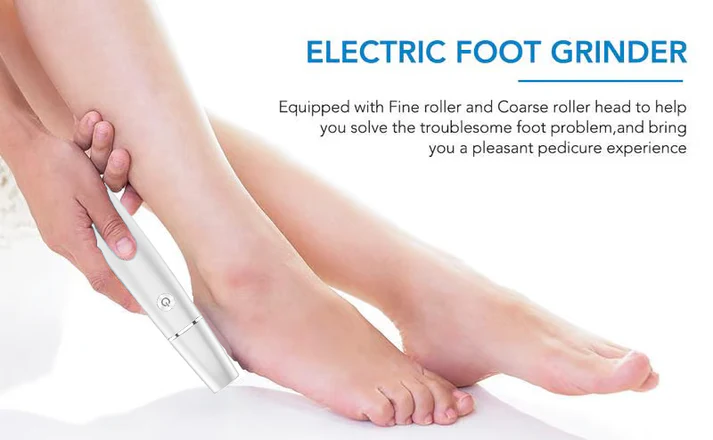 🥳2026 HOT SALE🥳💞50K+ SOLD!💥🎁✨ 50% OFF! Electric Feet Callus Remover – 360° roller, 3 speeds. Safe for dry & wet use. USB rechargeable, 100 mins runtime. Baby‑soft feet at home. 🦶💨
