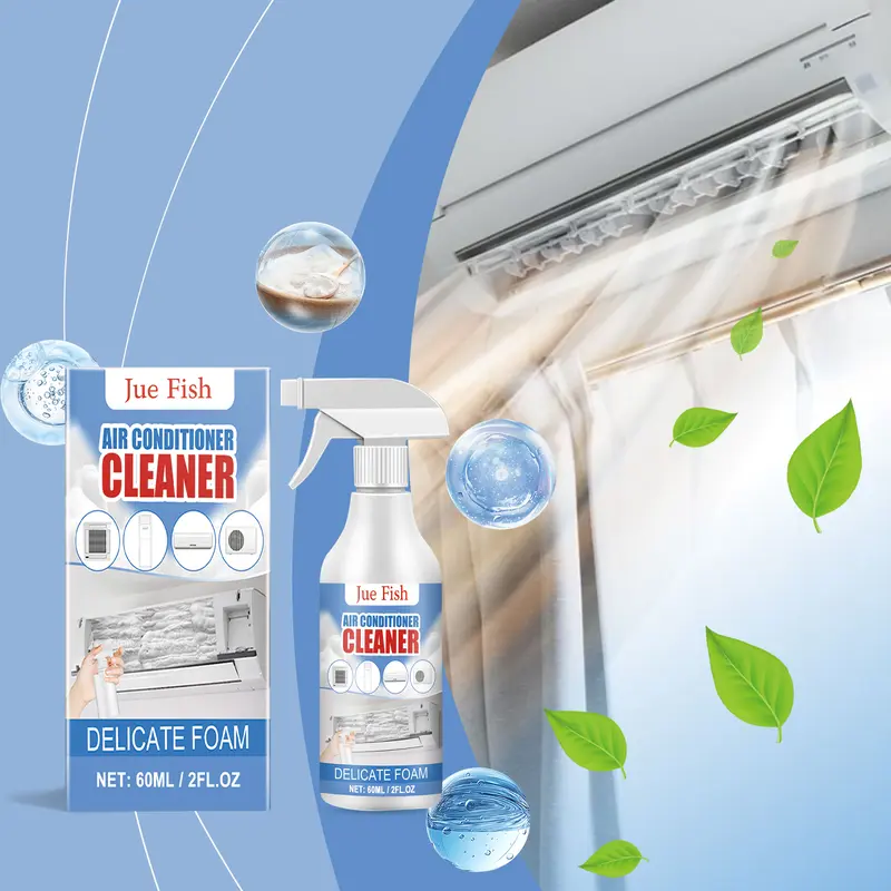 💨 Fast & Easy Air Conditioner Cleaner – No Dismantle ✅ Odorless Foam Deep Clean for Home AC