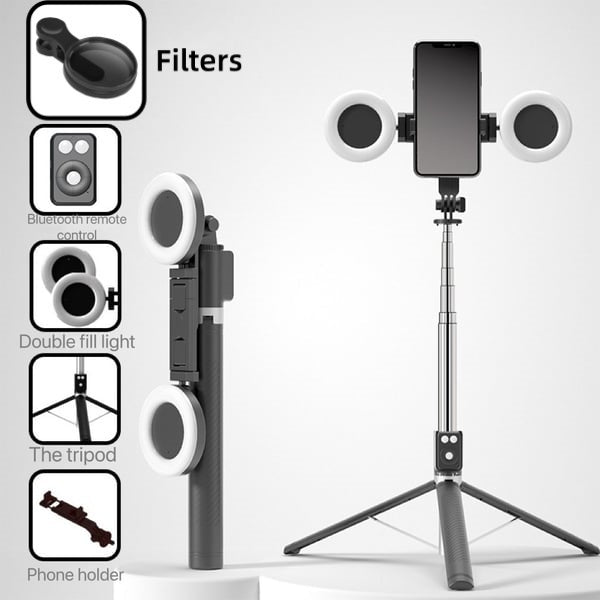 🎁Hot Sale ⏳New 6 in 1 Bluetooth Selfie Stick