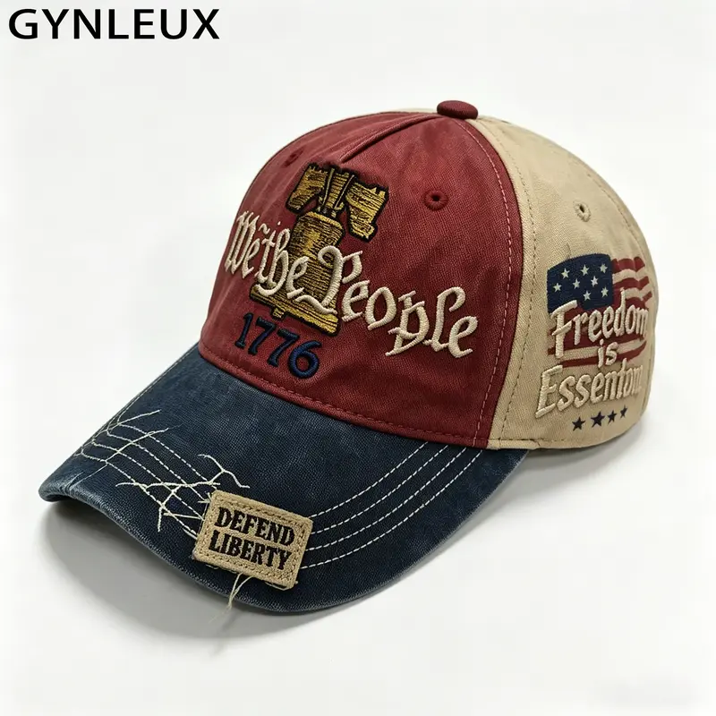 🎉 2026 Hot Sale! 🔥 GYNLEUX 250th Anniversary Baseball Cap – Embroidered Liberty Bell & American Flag 🇺🇸