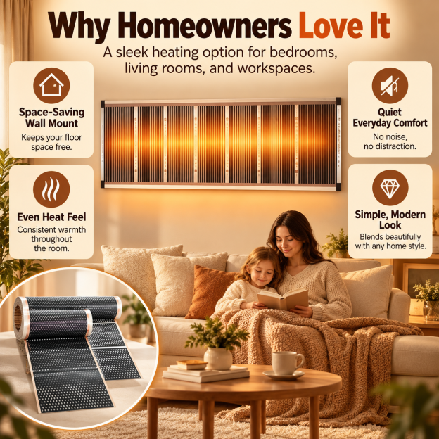 Wall Mounted Infrared Heating Panel