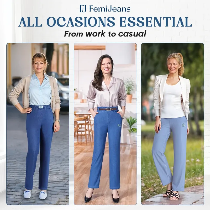 FemiJeans - High Waist Ultra Stretchy Flattering Jeans