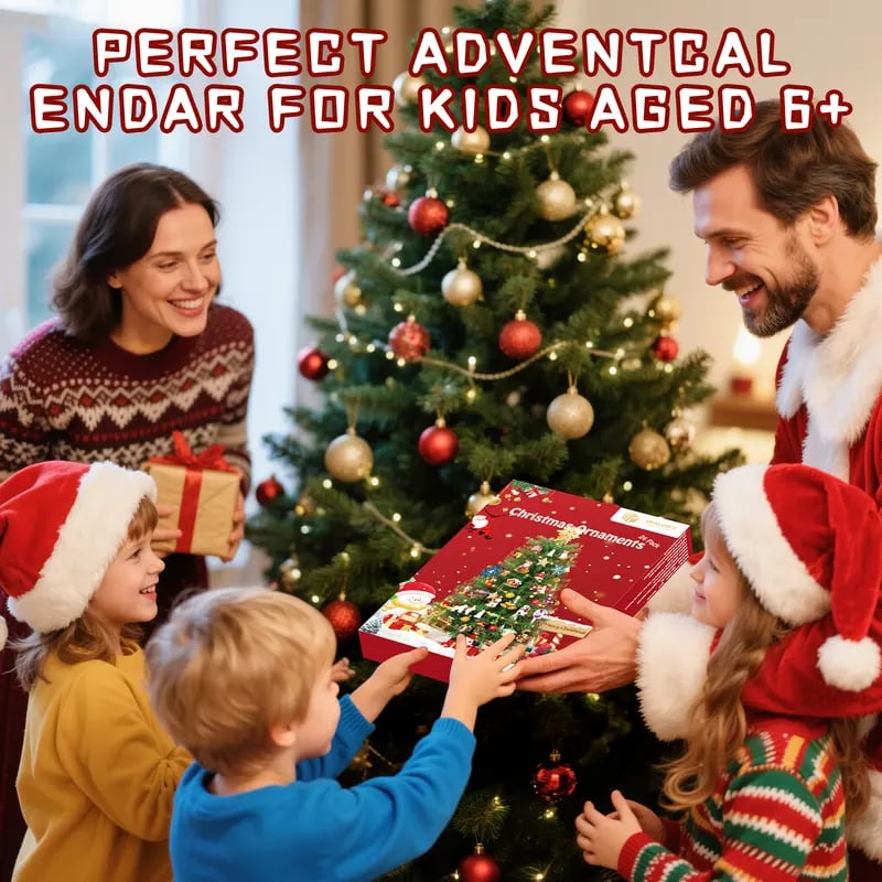 ⏳ 🎄24-Day Christmas Surprise Countdown Calendar | 24 Daily Compartments with Surprise Toys for a Fun Screen-Free Holiday Tradition 🎁✨