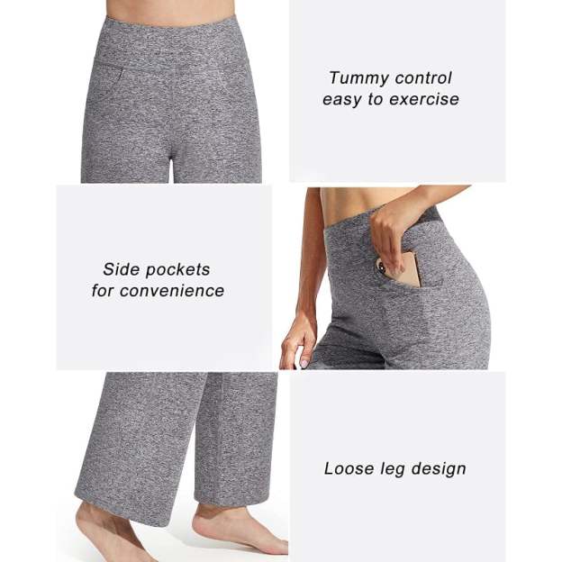 🎁 Women Wide Leg Yoga Pants 👍Buy 2 Free Shipping