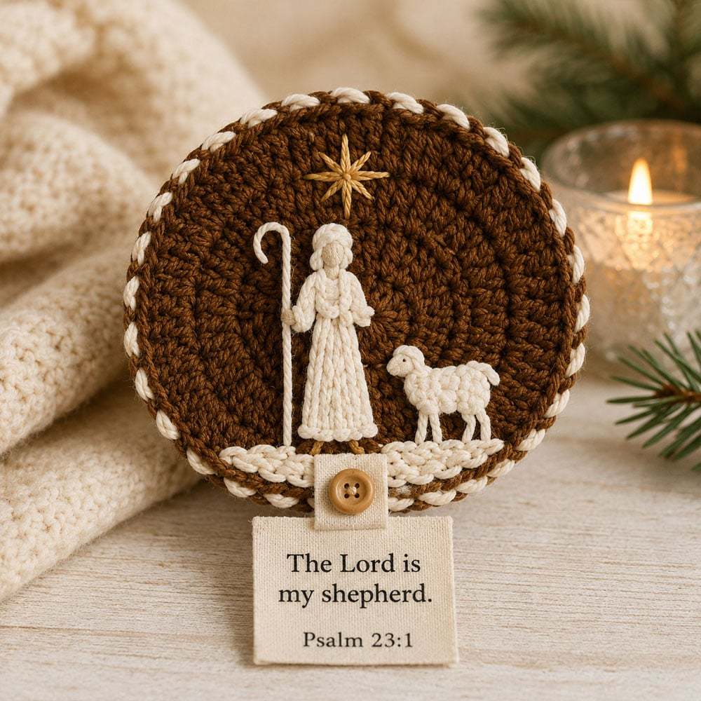 🔥HOT SALE🧶Nativity Crochet Coaster DIY Kit