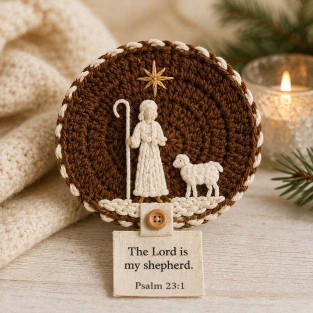 🔥HOT SALE🧶Nativity Crochet Coaster DIY Kit