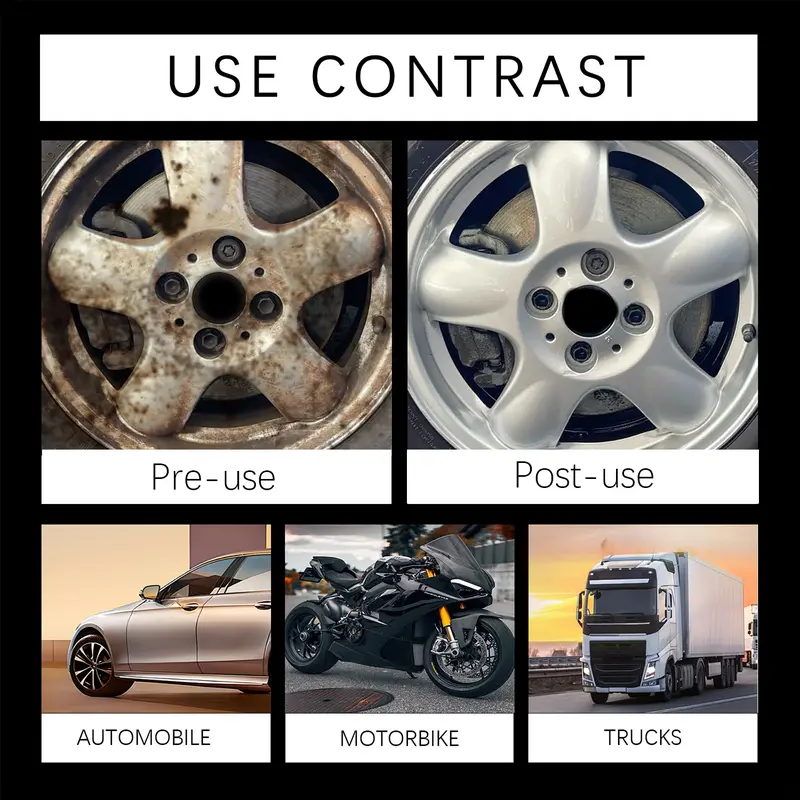 Automotive Rust Remover Spray – Restore Wheels, Rims & Metal Surfaces