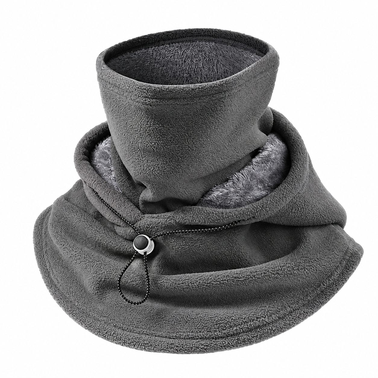 Fleece Double Layer Integrated Hat