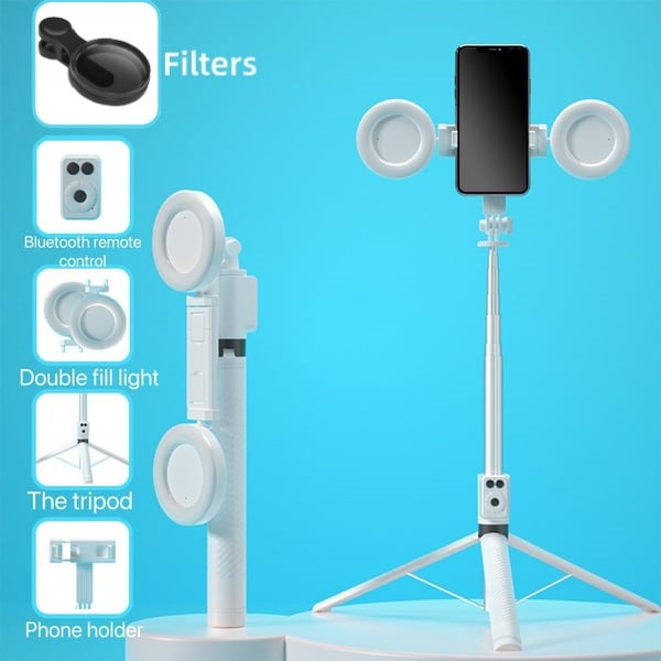 🎁Hot Sale ⏳New 6 in 1 Bluetooth Selfie Stick