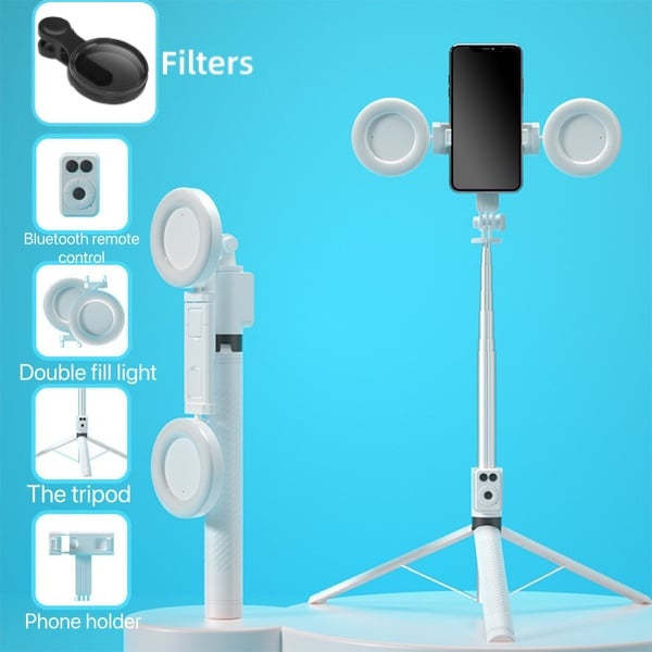 🎁Hot Sale ⏳New 6 in 1 Bluetooth Selfie Stick