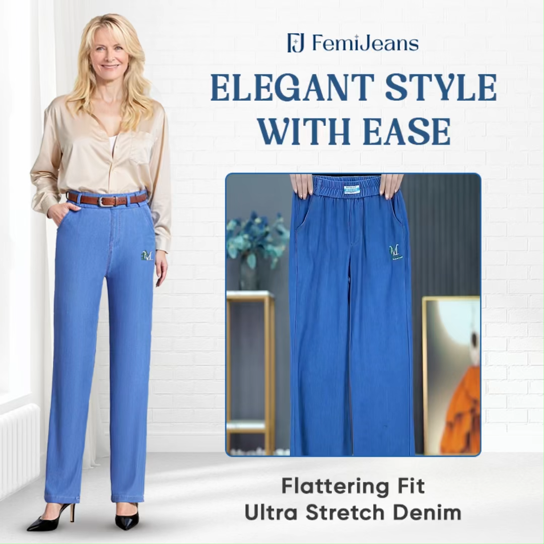 FemiJeans - High Waist Ultra Stretchy Flattering Jeans