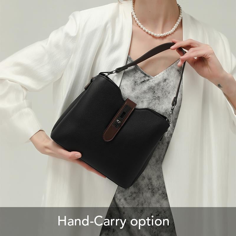 Product Introduction of 2025 New Designer Three Straps Bucket Bag for Women - Free Women Wallet, Multi-layer Storage,Large Capacity, Classic, Casual Trendy,Versatile, Shoulder, Crossbody & Tote Bag Moms Handbags Everyday Purses for Women 11