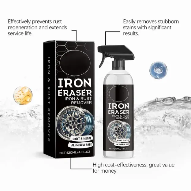 Automotive Rust Remover Spray – Restore Wheels, Rims & Metal Surfaces